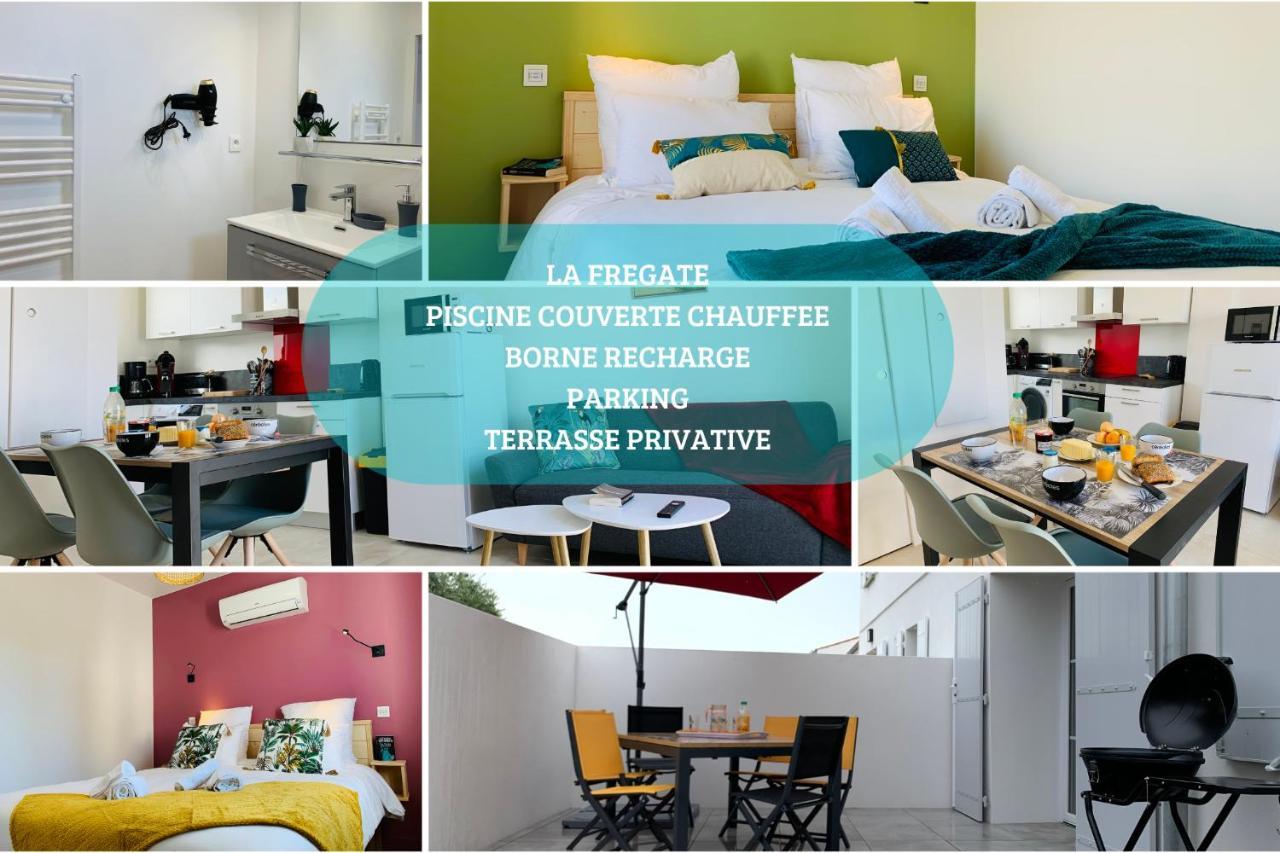 La Fregate Maison Avec Piscine/Parking/Wifi/Plages 5Kms レ・マトゥ エクステリア 写真