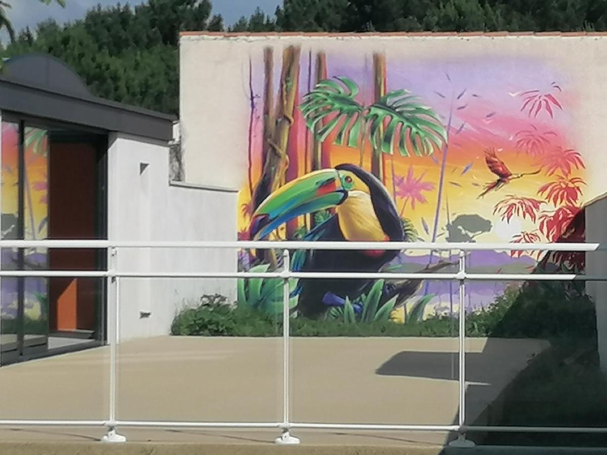 La Fregate Maison Avec Piscine/Parking/Wifi/Plages 5Kms レ・マトゥ エクステリア 写真