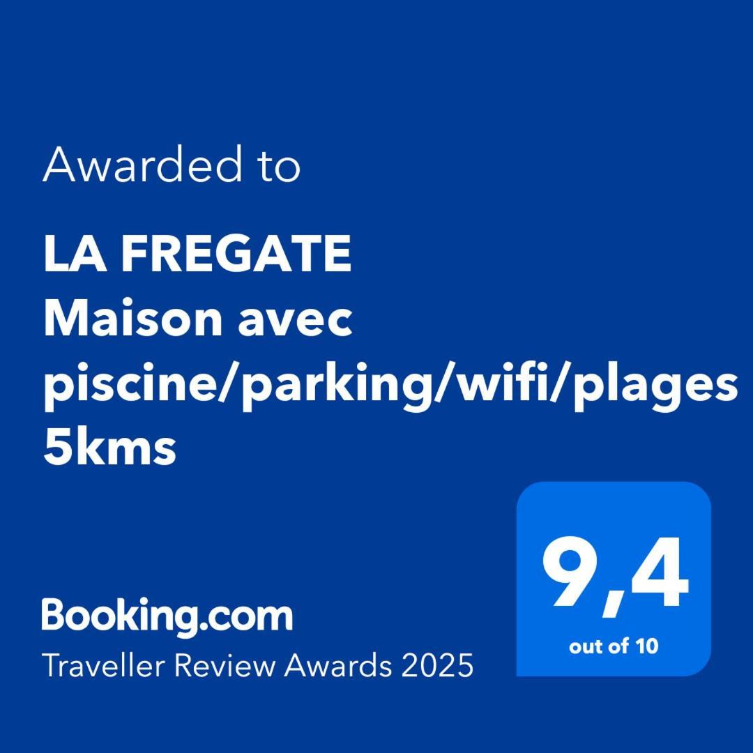 La Fregate Maison Avec Piscine/Parking/Wifi/Plages 5Kms レ・マトゥ エクステリア 写真